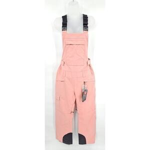 Rossignol Women's Medium Cooper Pink Relaxed Bib Ski/Snowboard Pants NWT